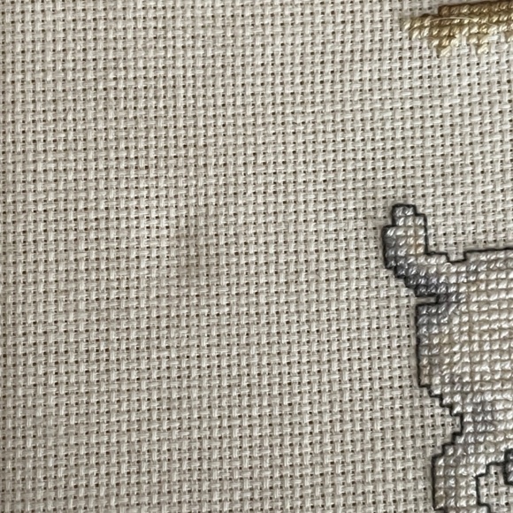 Vintage Cross-stitch Little Drummer Boy framed Handmade Holiday Decoration - Picture 10 of 10